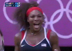 Serena Williams winning gif