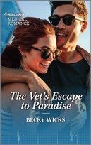 Book cover with happy couple in sunglasses and casual dress. Their hair is windblown and the sun is reflected on their faces.