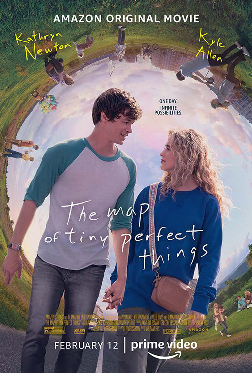 Movie poster for the movie "The Map of Tiny Perfect Things."
