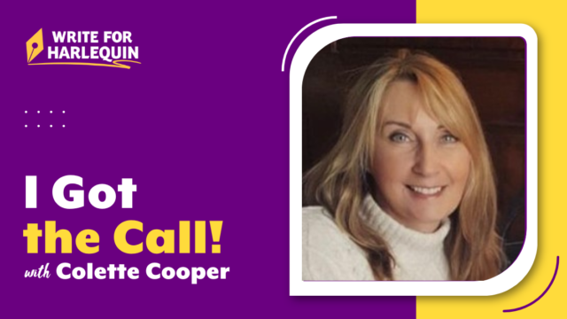 A purple and yellow image with an author photo on the right side. The left reads I Got the Call with Colette Cooper