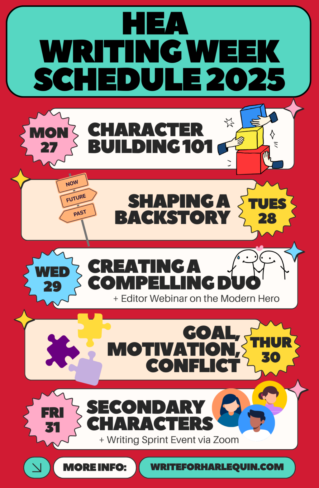 Introducing ‘Happily Ever After’ Writing Week 2025 – The Character ...