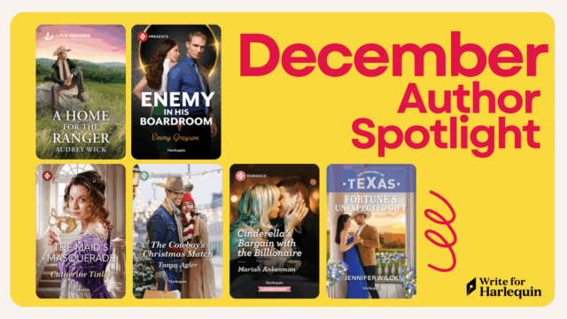 December Author Spotlight featuring 6 book covers