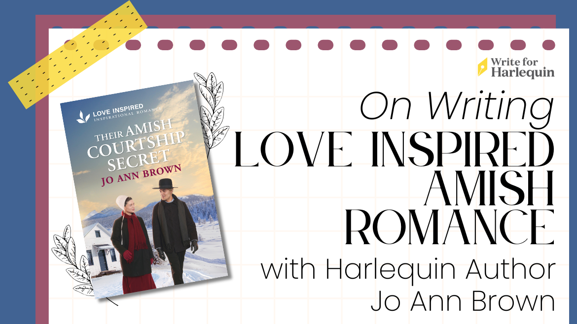 On Writing Love Inspired Amish Romance with Harlequin Author Jo Ann ...