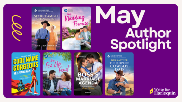May Author Spotlight 2026 featuring 6 books covers