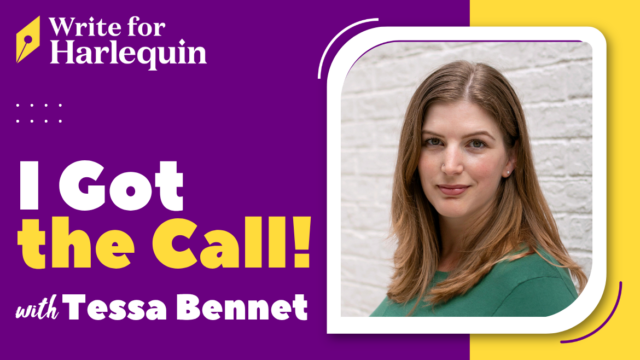 A purple and yellow graphic reads I Got the Call with Tessa Bennet